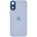 Заднє скло з магнітом MagSafe, NFC і шлейфом спалаху для iPhone 17 (Used OEM Pull: Grade A) (Mist Blue)