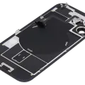 Заднє скло з магнітом MagSafe, NFC і шлейфом спалаху для iPhone 17 (Used OEM Pull: Grade A) (Mist Blue)
