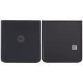 Bottom Back Cover Glass For Motorola Razr Plus / Razr 40 Ultra (XT2321 / 2023) (Premium) (Infinite Black)