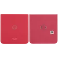 Bottom Back Cover Glass For Motorola Razr Plus / Razr 40 Ultra (XT2321 / 2023) (Premium) (Viva Magenta)