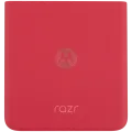 Bottom Back Cover Glass For Motorola Razr Plus / Razr 40 Ultra (XT2321 / 2023) (Premium) (Viva Magenta)
