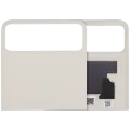 Top OLED Back Cover Glass For Motorola Razr / Razr 40 (XT2323 / 2023) (Premium) (Vanilla Cream)