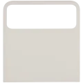 Top OLED Back Cover Glass For Motorola Razr / Razr 40 (XT2323 / 2023) (Premium) (Vanilla Cream)