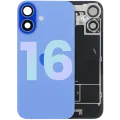 Back Glass w/ MagSafe Magnet & NFC & Flashlight Flex For iPhone 16 (Service Pack) (Ultramarine)