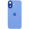 Back Glass w/ MagSafe Magnet & NFC & Flashlight Flex For iPhone 16 (Service Pack) (Ultramarine)