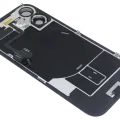 Back Glass w/ MagSafe Magnet & NFC & Flashlight Flex For iPhone 16 (Service Pack) (Ultramarine)