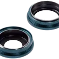 Back Camera Lens With Bracket & Bezel For iPhone 16 / 16 Plus (2 Piece Set) (Premium) (Teal)