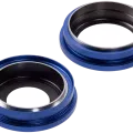 Back Camera Lens With Bracket & Bezel For iPhone 16 / 16 Plus (2 Piece Set) (Premium) (Ultramarine)