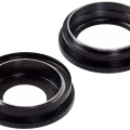 Back Camera Lens With Bracket & Bezel For iPhone 16 / 16 Plus (2 Piece Set) (Premium) (Black)