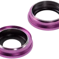 Back Camera Lens With Bracket & Bezel For iPhone 16 / 16 Plus (2 Piece Set) (Premium) (Pink)