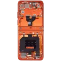 Main OLED Assembly With Frame For Motorola Razr 2024 / Razr 50 (XT2453 / 2024) (Refurbished) (Spritz Orange)