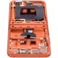 Main OLED Assembly With Frame For Motorola Razr 2024 / Razr 50 (XT2453 / 2024) (Refurbished) (Spritz Orange)