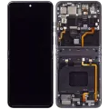 Main OLED Assembly With Frame For Motorola Razr 2024 / Razr 50 (XT2453 / 2024) (Refurbished) (Koala Grey)