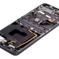 Main OLED Assembly With Frame For Motorola Razr 2024 / Razr 50 (XT2453 / 2024) (Refurbished) (Koala Grey)
