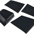 Faceplate Cover (Top & Bottom) For Sony PlayStation 5 Slim Disc Edition (Black)
