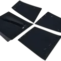Faceplate Cover (Top & Bottom) For Sony PlayStation 5 Slim Disc Edition (Black)
