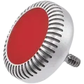Crown Nut For Watch Series 3 (38MM / 42MM) (LTE Version) (Red / Silver)