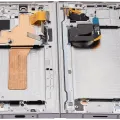 Inner OLED Assembly With Frame For Samsung Galaxy Z Fold 6 5G (US & International) (Service Pack) (Silver Shadow)