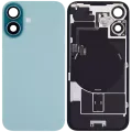 Back Glass w/ MagSafe Magnet & NFC & Flashlight Flex For iPhone 16 (Used OEM Pull: Grade A) (Teal)