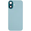 Back Glass w/ MagSafe Magnet & NFC & Flashlight Flex For iPhone 16 (Used OEM Pull: Grade A) (Teal)