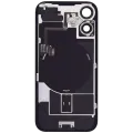 Back Glass w/ MagSafe Magnet & NFC & Flashlight Flex For iPhone 16 (Used OEM Pull: Grade A) (Teal)