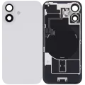 Заднє скло з магнітом MagSafe, NFC і шлейфом спалаху для iPhone 16 (Used OEM Pull: Grade A) (білий)