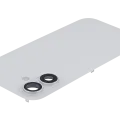 Заднє скло з магнітом MagSafe, NFC і шлейфом спалаху для iPhone 16 (Used OEM Pull: Grade A) (білий)