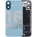 Back Glass w/ MagSafe Magnet & NFC & Flashlight Flex For iPhone 16 Plus (Used OEM Pull: Grade A) (Teal)