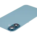Back Glass w/ MagSafe Magnet & NFC & Flashlight Flex For iPhone 16 Plus (Used OEM Pull: Grade A) (Teal)