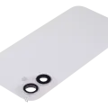 Back Glass w/ MagSafe Magnet & NFC & Flashlight Flex For iPhone 16 Plus (Used OEM Pull: Grade A) (White)