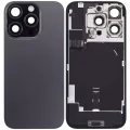 Back Glass w/ MagSafe Magnet & NFC & Flashlight Flex For iPhone 16 Pro (Used OEM Pull: Grade A) (Black Titanium)