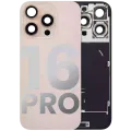 Заднє скло з магнітом MagSafe, NFC і шлейфом спалаху для iPhone 16 Pro (Used OEM Pull: Grade A) (Desert Titanium)