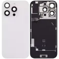 Заднє скло з магнітом MagSafe, NFC і шлейфом спалаху для iPhone 16 Pro (Used OEM Pull: Grade A) (White Titanium)