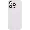 Заднє скло з магнітом MagSafe, NFC і шлейфом спалаху для iPhone 16 Pro (Used OEM Pull: Grade A) (White Titanium)