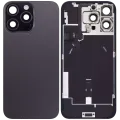 Заднє скло з магнітом MagSafe, NFC і шлейфом спалаху для iPhone 16 Pro Max (Used OEM Pull: Grade A) (Black Titanium)