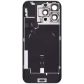 Заднє скло з магнітом MagSafe, NFC і шлейфом спалаху для iPhone 16 Pro Max (Used OEM Pull: Grade A) (Black Titanium)