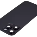 Заднє скло з магнітом MagSafe, NFC і шлейфом спалаху для iPhone 16 Pro Max (Used OEM Pull: Grade A) (Black Titanium)