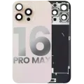 Back Glass w/ MagSafe Magnet & NFC & Flashlight Flex For iPhone 16 Pro Max (Used OEM Pull: Grade A) (Desert Titanium)