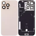 Back Glass w/ MagSafe Magnet & NFC & Flashlight Flex For iPhone 16 Pro Max (Used OEM Pull: Grade A) (Desert Titanium)