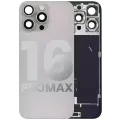 Заднє скло з магнітом MagSafe, NFC і шлейфом спалаху для iPhone 16 Pro Max (Used OEM Pull: Grade A) (Natural Titanium)