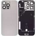 Заднє скло з магнітом MagSafe, NFC і шлейфом спалаху для iPhone 16 Pro Max (Used OEM Pull: Grade A) (Natural Titanium)
