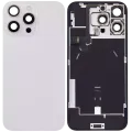 Заднє скло з магнітом MagSafe, NFC і шлейфом спалаху для iPhone 16 Pro Max (Used OEM Pull: Grade A) (White Titanium)