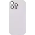 Заднє скло з магнітом MagSafe, NFC і шлейфом спалаху для iPhone 16 Pro Max (Used OEM Pull: Grade A) (White Titanium)