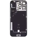 Заднє скло з магнітом MagSafe, NFC і шлейфом спалаху для iPhone 16 Pro Max (Used OEM Pull: Grade A) (White Titanium)