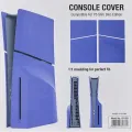 Faceplate Cover (Top & Bottom) For Sony PlayStation 5 Slim Disc Edition (Deep Purple Blue)