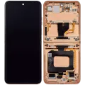 Inner OLED Assembly With Frame For Motorola Razr Plus 2024 / Razr 50 Ultra (XT2451 / 2024) / Razr Plus 2025 (XT2557) (Refurbished) (Peach Fuzz)