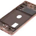 Mid-Frame Housing For Samsung Galaxy S20 FE (Cloud Orange)