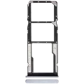 Dual Sim Card Tray For Xiaomi Redmi 11 Prime 5G / Note 11E 5G (Chrome Silver)