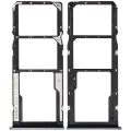 Dual Sim Card Tray For Xiaomi Redmi 11 Prime 5G / Note 11E 5G (Chrome Silver)
