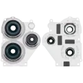 Back Camera Lens With Bracket / Bezel For Xiaomi Redmi 12 4G (Polar Silver)